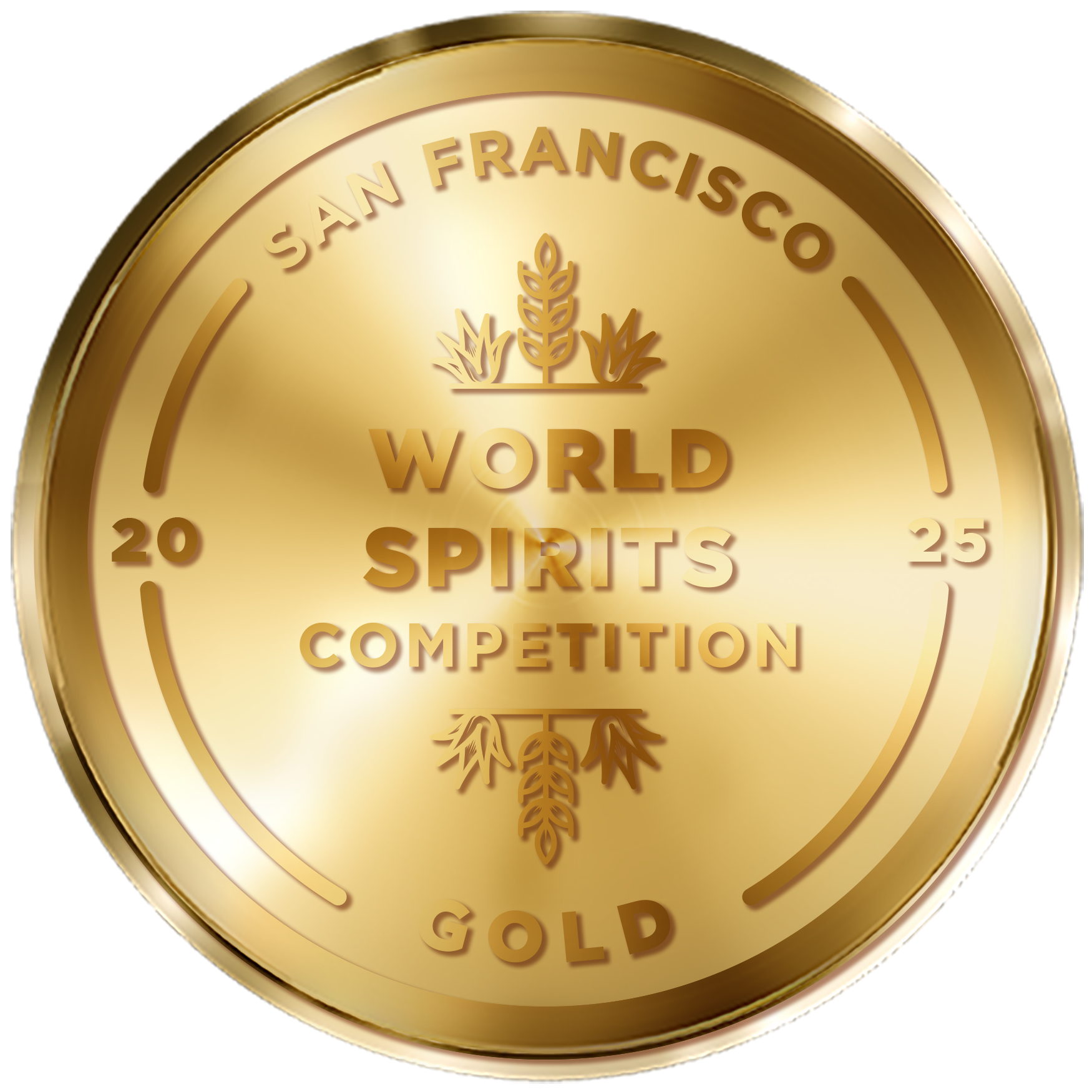 2025 San Francisco World Spirits Competition Gold medal